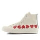 thumbnail image 2 of Zapatillas de lona Converse 1970 Rei Kawakubo Red Heart String Logo resistentes al desgaste, ligeras y de caña alta para hombres y mujeres, 2 of 5