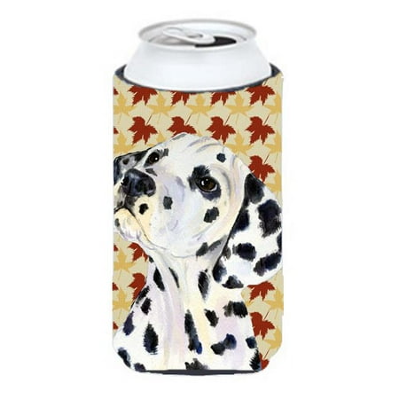 

Dalmatian Fall Leaves Portrait Tall Boy bottle sleeve Hugger