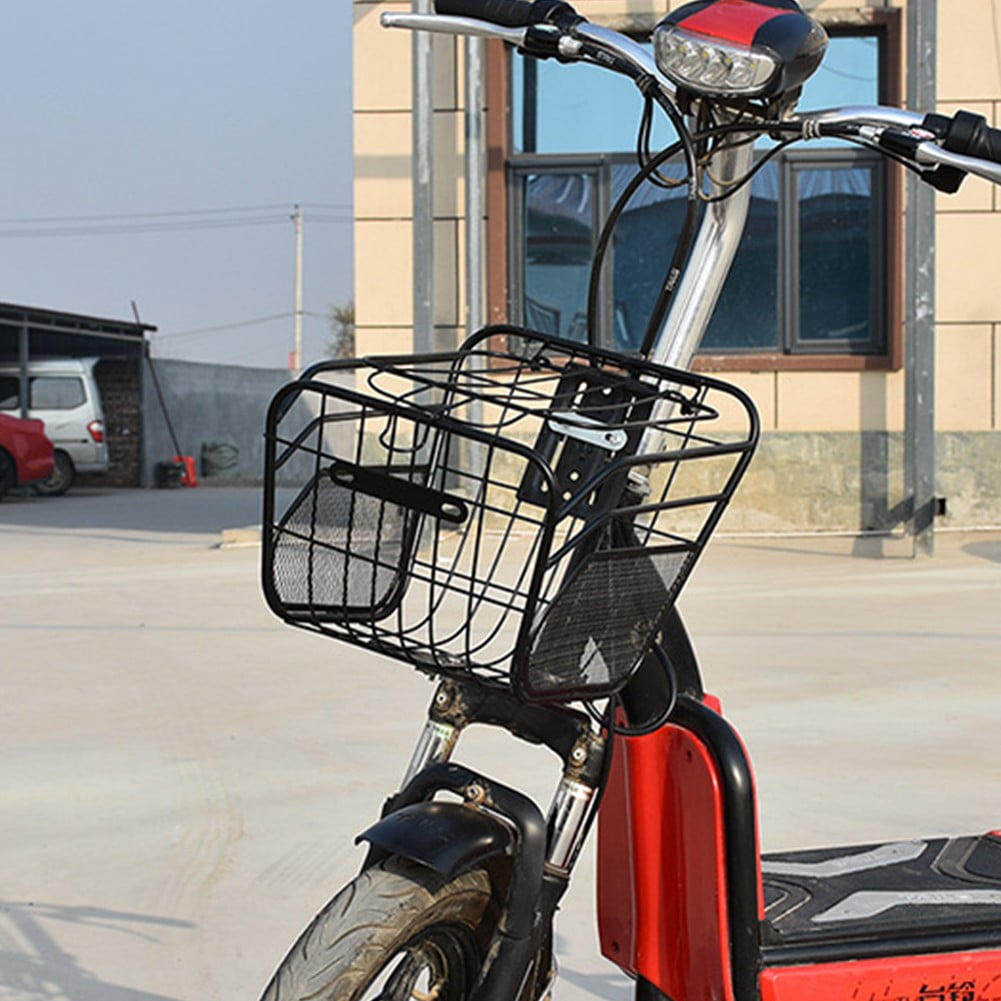 Sportact Cycling,Bicycle Accessories,Electric Bicycle,1pc Sturdy Bicycle Cycling Basket Front Basket For Bike Scooter Storage Holder