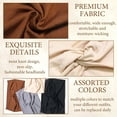 thumbnail image 5 of 4PCS Extra Wide Headbands for Women, 7'' Large Turban Knotted Bandana Head Bands for Women Non Slip, Boho Headbands for Women's Hair, 5 of 9