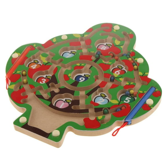 MERIGLARE Toddlers' Marbles Labyrinth Maze Game Kids Educational Puzzle Toys - Tree