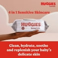 thumbnail image 4 of Huggies Nourish Scented Baby Wipes, 2 Pack, 112 Total Ct (Select for More Options), 4 of 11