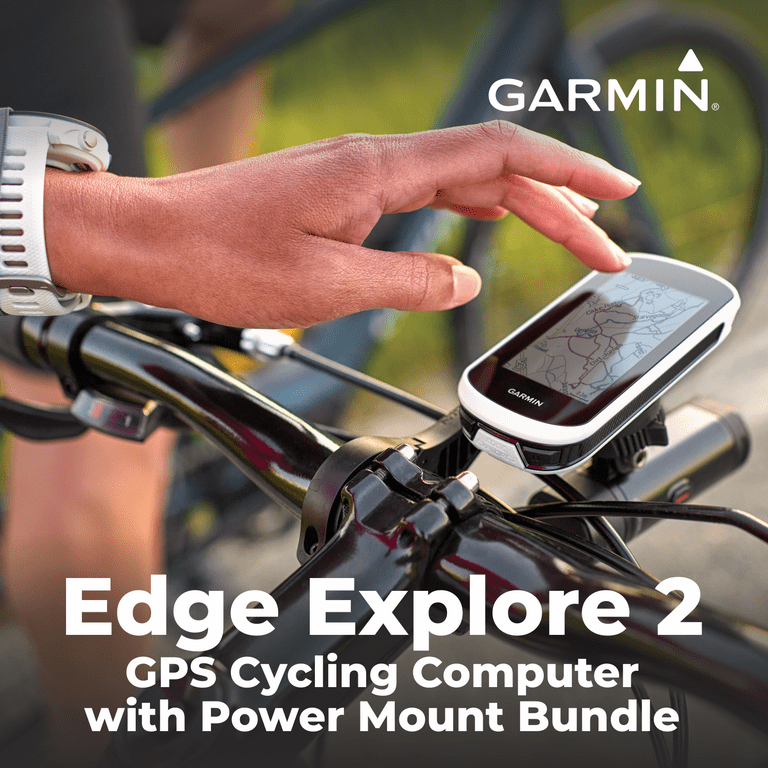 Garmin Edge Explore 2 Power Mount Bundle GPS Cycling 3in Touchscreen  Navigator with Power Bank Bundle 