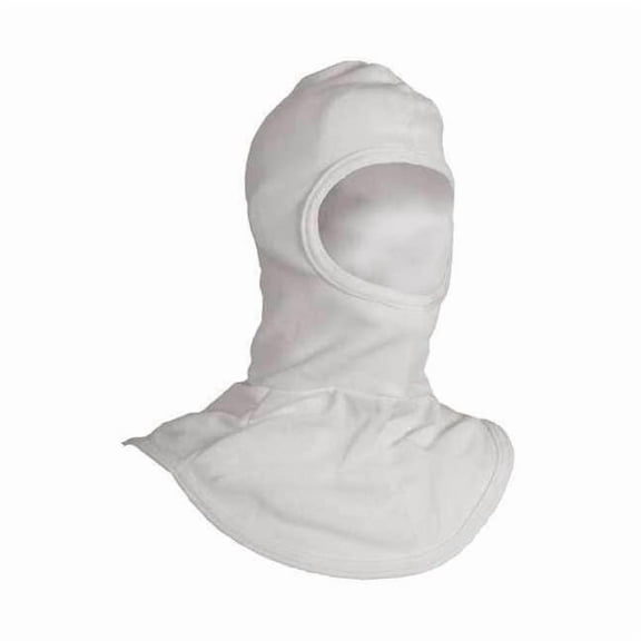 National Safety Apparel Balaclava, Nomex(R), 6 oz, White, Universal H31NK