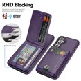 thumbnail image 3 of Funda tipo cartera SkyEagle Magsafe 2 en 1 para Galaxy S25 Plus Purple, 3 of 7
