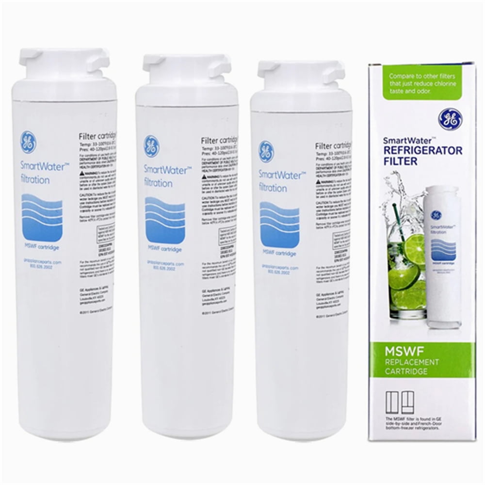 MSWF Smart Water Cartridge Refrigerator Water Filter Sealed New(3 Pack