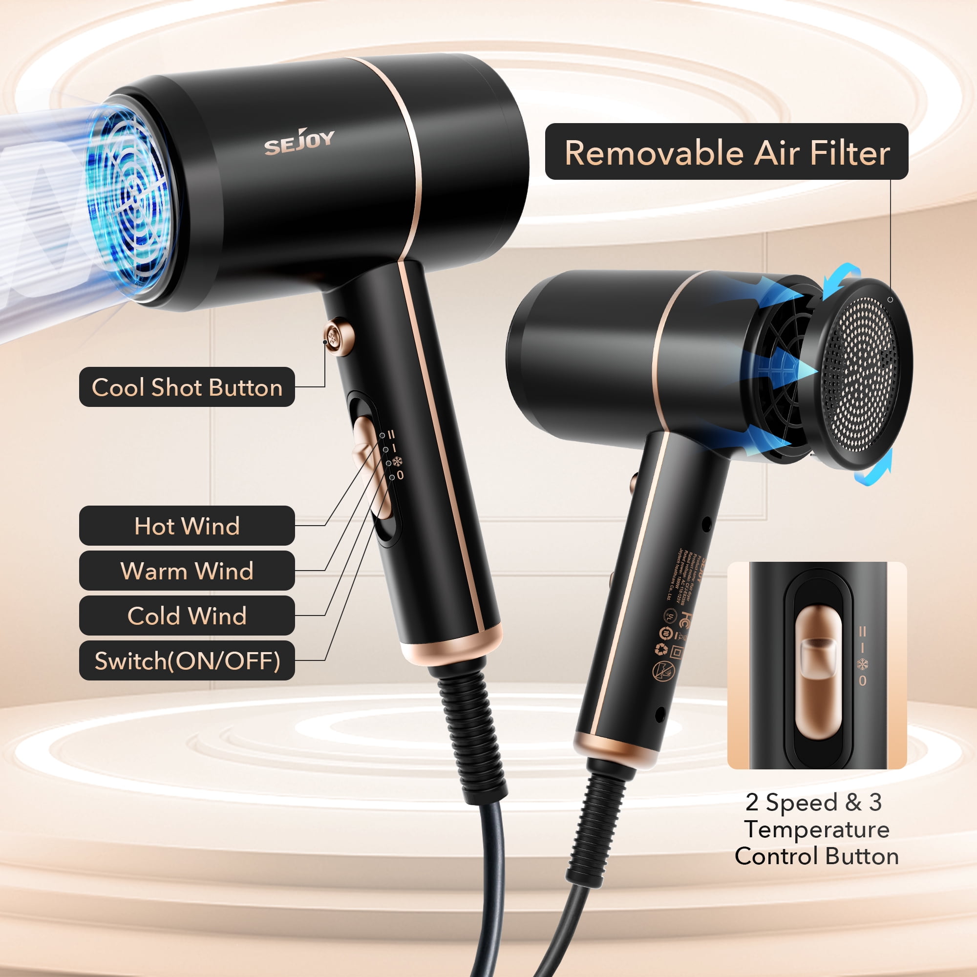 Hair dryer that blows cold air clearance