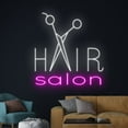 thumbnail image 3 of Handmadetneonsign Hair Salon Led Sign, Hair Salon Light, Barber Neon Sign, Hair Studio Led Light, 3 of 5