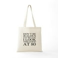 thumbnail image 5 of CafePress - 80Th Birthday Jealous Tote Bag - Unisex Canvas Tote Bag, Beige, 1-Piece, 5 of 6