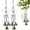 2pcs, variant on Mystical Witch Wind Chime, 10.33 Inch Iron Outdoor Hanging Decor with Bell, Handmade Witch Bells for Home Protection, Boho Door Hanging WitchBell, Brass Wind Chimes for Home Room