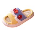 thumbnail image 1 of Zapatillas para niñas, zapatos de ducha de verano con punta abierta, toboganes para vacaciones, baño en casa Amarillo 36/37 Yuyangstore Zapatillas de mujer, 1 of 8