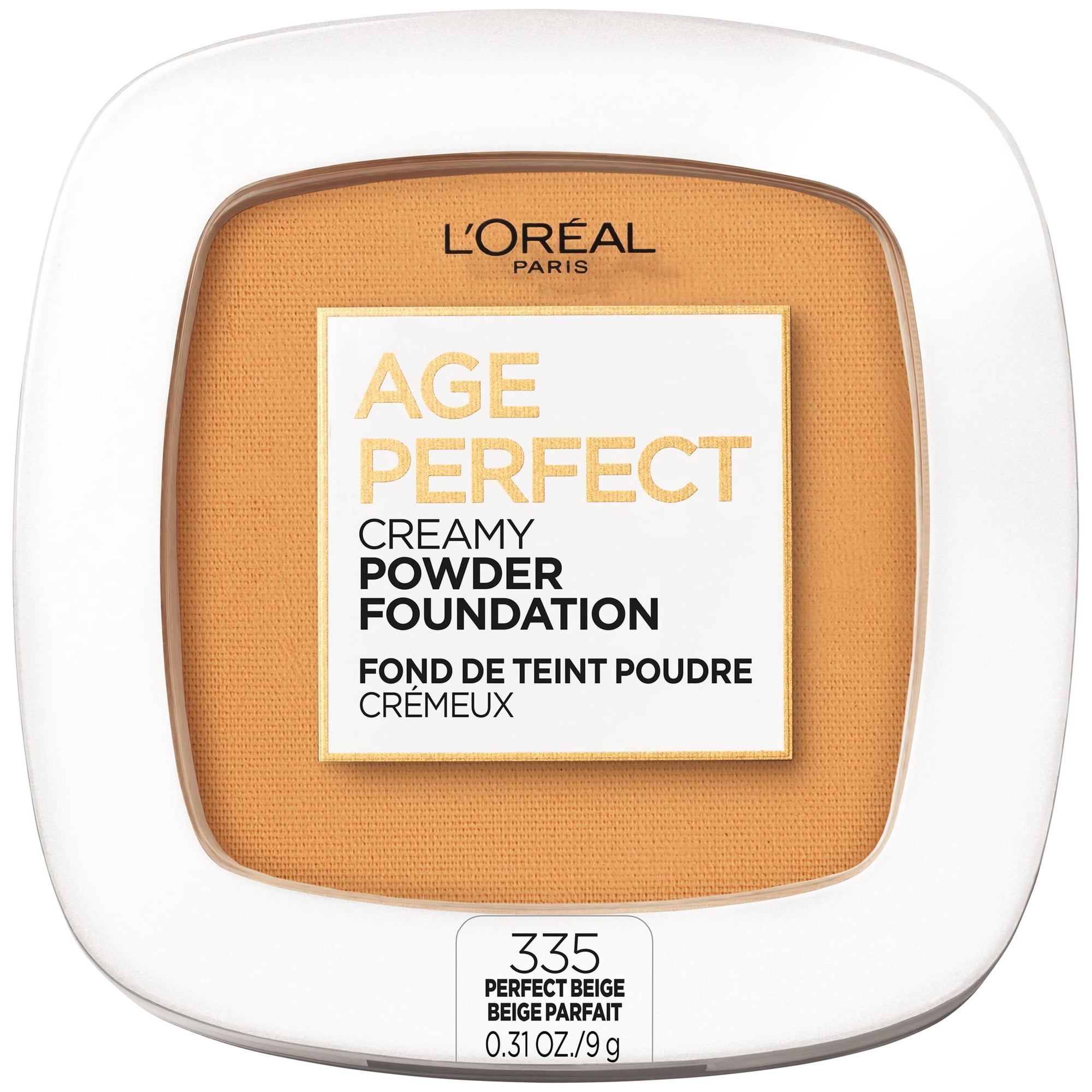 L'Oreal Paris Age Perfect Serum Creamy Foundation Makeup, 335 Perfect Beige, 0.31 fl oz