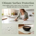 thumbnail image 4 of Unique Bargains 4Pcs Faux Leather Table Decor Placemats Matcha Green 17.7x11.8inch, 4 of 6