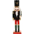 thumbnail image 1 of Christmas Nutcracker Decoration Wooden Nutcracker Xmas Tabletop Ornament, 1 of 8