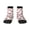 2 Black-1, variant on Different Meat Pattern Quarter Crew Socks,Toe Seamed Ankle Socks,Cotton Cushioned Breathable Athletic Crew Sports Socks