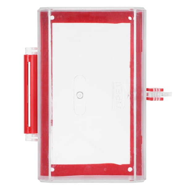 Cubierta de botón de parada de emergencia con bloqueo, protector transparente para interruptor pulsador, protector para interruptor de parada de emergencia para equipos eléctricos