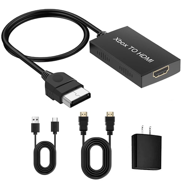 AV to HDMI Converter, HDMI Adapter, Composed of Male RCA HDMI Adapter with HDMI and Cable, 720/1080P Video Converter for PC TV Xbox PS4 PS3 STB VHS VCR DVD Chamber