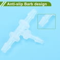 thumbnail image 4 of Accesorio de barbado de manguera de plástico Unique Bargains 5/32" x 3/32" x 5/32" tipo Tee Acuario PP Transparente 4 Pcs, 4 of 7