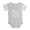 Heather Gray, variant on CafePress - Gothic Skull Initial G - Cute Infant Baby Football Bodysuit