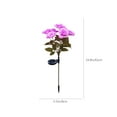 thumbnail image 3 of SPOORYYO 7 LED Solar Rose Flower Lights, Outdoor Waterproof Garden Stake Lights for Yard Pathways Decor, 3 of 6