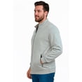 thumbnail image 3 of KingSize Men's Big & Tall Reverse Weave Zip Up Jacket, 3 of 5