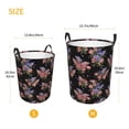 thumbnail image 5 of Daiia Bouquet Round Laundry Basket with Handles Thickened Waterproof Circular hamper,Dirty Clothes Storage Basket for Bedroom,Bathroom,College Dorm-Medium, 5 of 8