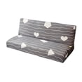thumbnail image 2 of Funda de sofá sin brazos perfecl spandex Estiramiento Estampado Futon antideslizante 3 plazas, 2 of 7