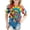 Blue, variant on Girls' Tops Autism Awareness Day Short Sleeve Ribbed Tee Girls Clothes Blue 3-4 Years