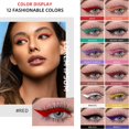 thumbnail image 4 of 10 inches Black Delineador de ojos líquido delineador de ojos duradero pigmento de lápiz herramientas de maquillaje de ojos impermeables, 4 of 5
