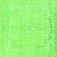 thumbnail image 1 of Ahgly Company Indoor Square Abstract Green Modern Area Rugs, 6' Square, 1 of 4