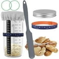 thumbnail image 2 of EASTIN Sourdough Starter Jar Kit Glass Sourdough Starter Container with Thermometer Paper Marking, 2 of 10