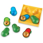 Learning Resources Learn-A-Lot Avocados, Fine Motor Skills, Early Matching Skills, Social Emotional Learning, Toddler Educational toys, 9 Pieces, Ages 18 mos+