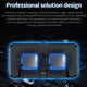 thumbnail image 3 of Velocímetro Gps Digital Para Coche Car Digital HUD con reloj Smart Head Up Display para vehículo Auto (azul blanco), 3 of 9