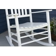 thumbnail image 4 of Jack Post Hardwood Adult Mission Rocker in White, 4 of 10