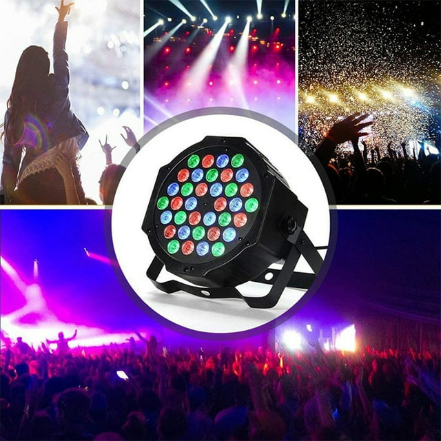 Mistaha 36 LEDs Par Lights Colorful Stage Light Sound Active Remote Control