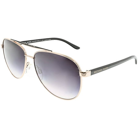 Michael Kors Women's Gradient Hvar MK5007-109936-59 Rose-Gold Aviator Sunglasses