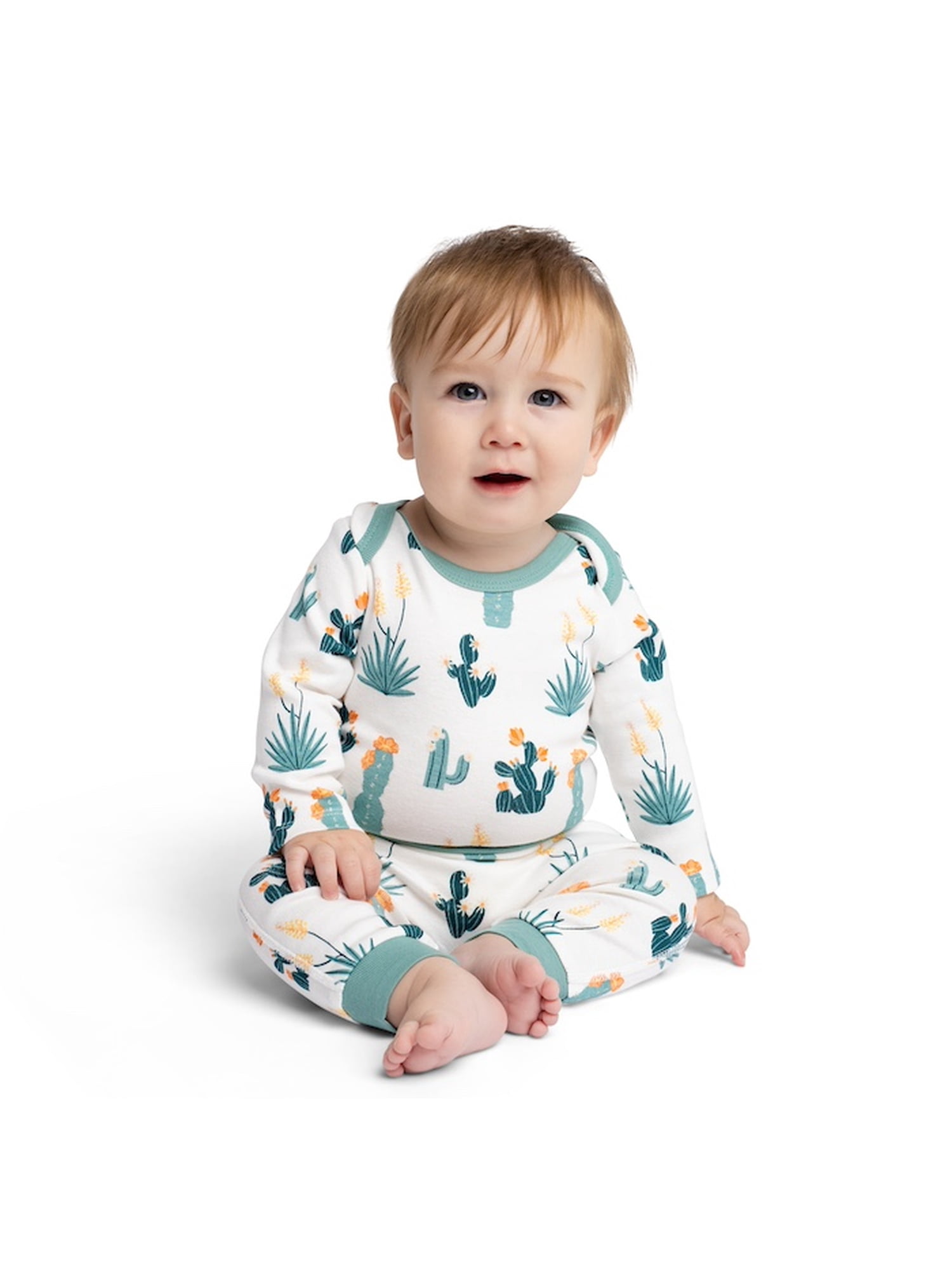 M+A by Monica + Andy Organic Cotton Gender Neutral First Moves Bodysuit + Groove Pant Set, Sizes Newborn -24 Months