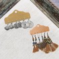 thumbnail image 4 of Pendientes Laklulu con borlas tejidas, pendientes bohemios, pendientes colgantes para mujeres y niñas, 4 of 6