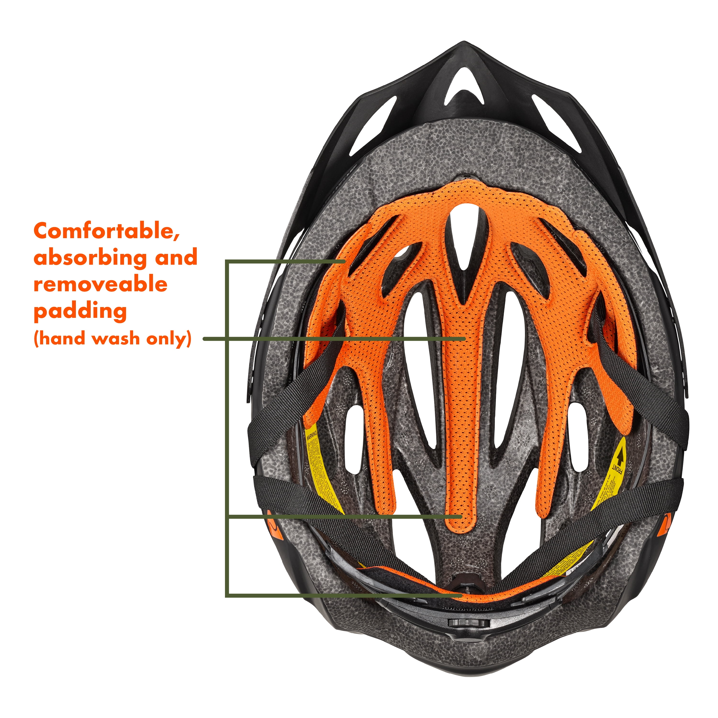 Ozark Trail Adult Lightweight Black Performance Helmet, Ages 14+