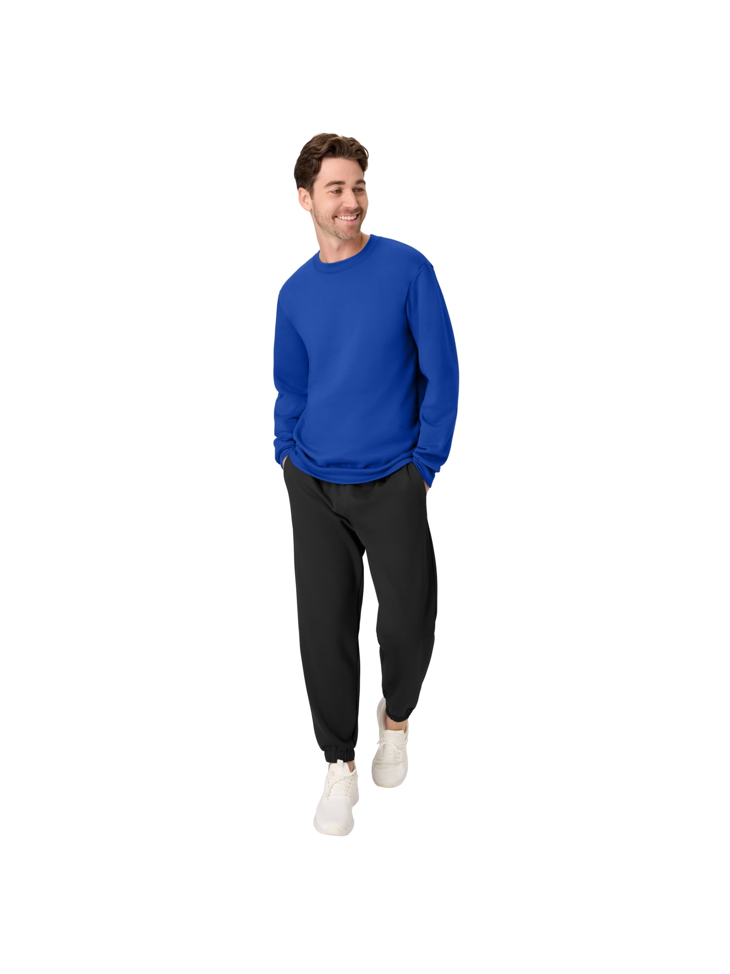 Hanes Men's & Big Men's Essentials Fleece Crewneck Sweatshirt, Sizes S-5XL