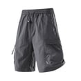 thumbnail image 3 of Women's Elastic Waist Cargo Shorts Golf Shorts Women Casual Y2k Shorts, 3 of 3