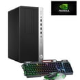 thumbnail image 2 of Restored HP ProDesk G3 Gaming PC Tower | Intel Core i5-6500 (3.2GHz) | 16GB RAM | 256GB SSD | Windows 10 | 24" LCD | Nvidia GT 1030 Graphics | LED Keyboard and Mouse (Refurbished), 2 of 5
