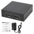 thumbnail image 3 of Séparateur de Vidéo Switcher, 1 en 2 Splitter, pour PC/STB DVD Player US, 3 of 8
