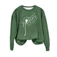 thumbnail image 2 of POROPL Cute Sweatshirts for Women Crew Neck Long Sleeve Sweatshirt Loose Fitting Print Pullover Tops Casual Fall Outfits, 2 of 4