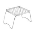 thumbnail image 4 of Almencla Support de Réchaud Pliable Support de Cuisson Pratique pour Pique-Nique Barbecue Randonnée Type B, 4 of 8