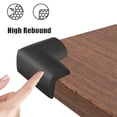 thumbnail image 3 of Paquete de 12 protectores de esquinas de espuma suave para bebés, protectores de bordes y esquinas, protectores de muebles de seguridad precintados., 3 of 5