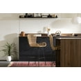 thumbnail image 3 of South Shore Balka Rattan Counter Stool with Armrests, Set of 2, in Rattan and Black, 3 of 14