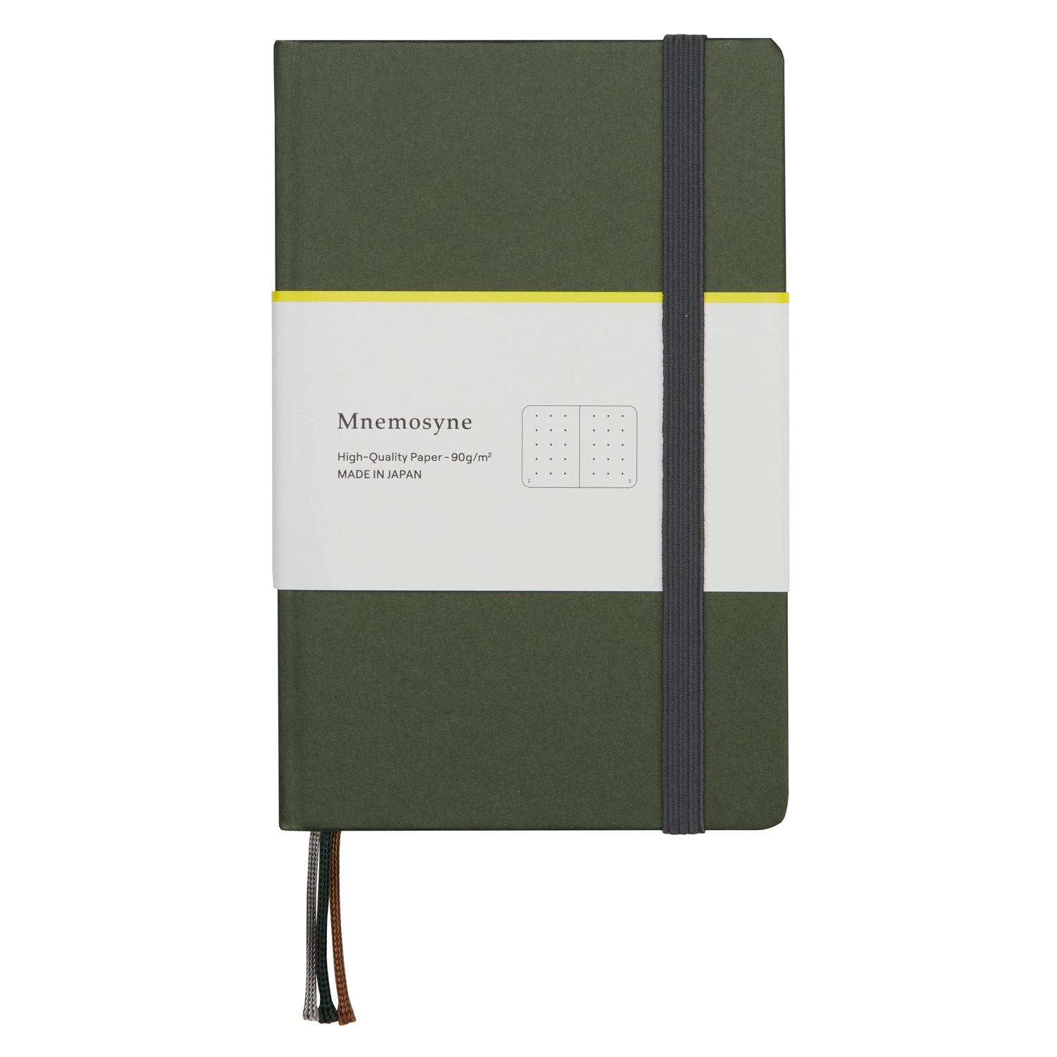 Maruman A6 Notebook Mnemosyne Journal Deep green 5mm Dot grid