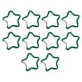 thumbnail image 4 of Colaxi 10Pieces Five Pointed Star Shaped Carabiner Heavy Duty Hanging Buckle Key Chain Clip for Keychains Home Outdoor Hiking Accessories green, 4 of 10