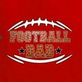thumbnail image 2 of Wild Bobby, Football Dad, Sports, Men Graphic Tee, Red, Large, 2 of 4